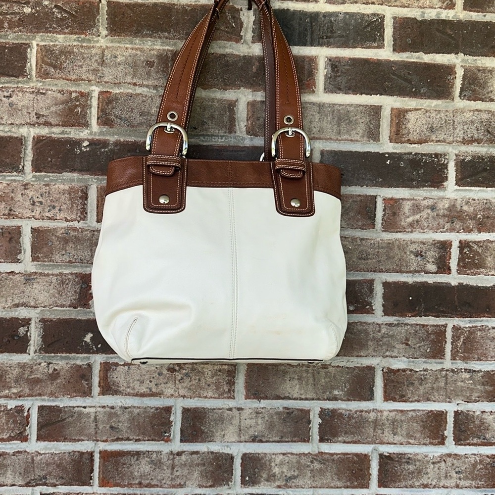 Vintage Coach Leather Purse Bag - Picture 4 of 11